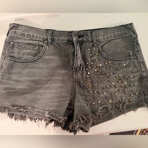 Free People Gray Shorts
